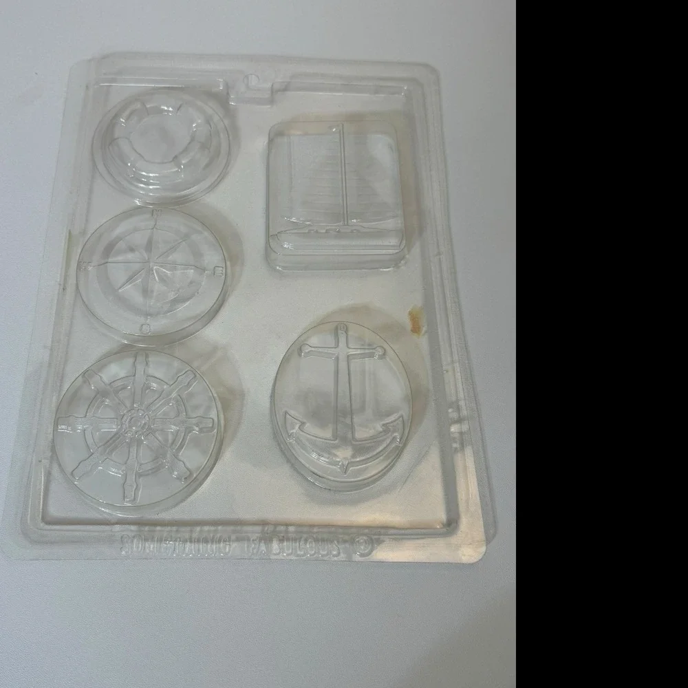 Plastic‎ Candy Molds Beach Summer Sailing Nautical 2 Nautical Trays 1 Lighthouse